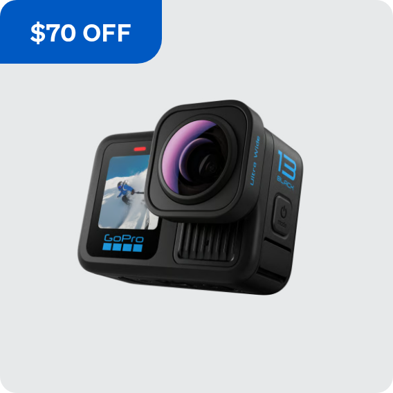 GoPro HERO13 Black camera with Ultra Wide lens.