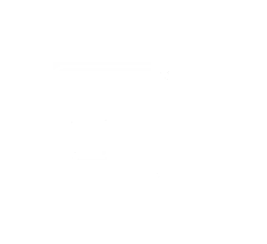 White outline icon of an action camera.